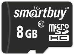 Купить Карта памяти microSDHC 8Гб Smartbuy / Народный дискаунтер ЦЕНАЛОМ