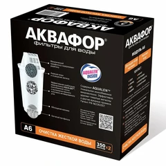 Купить Картридж для воды АКВАФОР A6, 2 шт / Народный дискаунтер ЦЕНАЛОМ