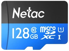 Купить Карта памяти microSDXC Netac P500 Standard 128 ГБ + адаптер SD / Народный дискаунтер ЦЕНАЛОМ