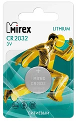Купить Батарейки Mirex CR2032-1BL / Народный дискаунтер ЦЕНАЛОМ
