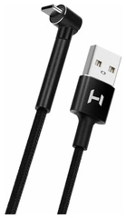 Купить Кабель Harper STCH-790 USB - Type-C, 1 м, 2 A, черный / Народный дискаунтер ЦЕНАЛОМ