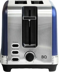 Купить Тостер BQ T1000, синий / Народный дискаунтер ЦЕНАЛОМ