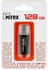 Купить Флеш накопитель Mirex Unit 128GB черный / Народный дискаунтер ЦЕНАЛОМ