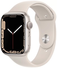 Купить Смарт-часы Apple Watch Series 7 45мм starlight / Народный дискаунтер ЦЕНАЛОМ