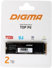 Купить SSD накопитель DIGMA Top P8 2 ТБ, M.2 NVMe (DGST4002TP83T) / Народный дискаунтер ЦЕНАЛОМ
