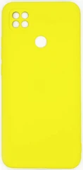 Купить Накладка PERO LIQUID SILICONE для Xiaomi Redmi 9C, желтый / Народный дискаунтер ЦЕНАЛОМ