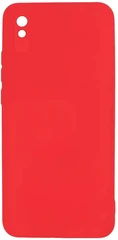 Купить Накладка PERO LIQUID SILICONE для Xiaomi Redmi 9A, красный / Народный дискаунтер ЦЕНАЛОМ