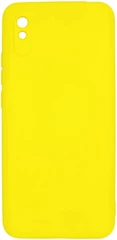 Купить Накладка PERO LIQUID SILICONE для Xiaomi Redmi 9A, желтый / Народный дискаунтер ЦЕНАЛОМ