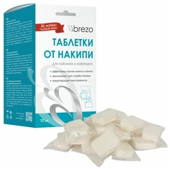 Купить Таблетки от накипи Brezo 95678, 12 шт / Народный дискаунтер ЦЕНАЛОМ