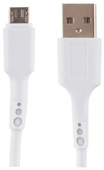 Купить Кабель USB2.0 Am - microUSB 1.0м, 2.0А, Energy ET-05, белый / Народный дискаунтер ЦЕНАЛОМ