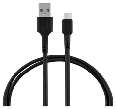Купить Кабель Energy ET-30 USB - Type-C, 1 м, 2 A, черный / Народный дискаунтер ЦЕНАЛОМ