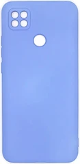 Купить Накладка PERO LIQUID SILICONE для Xiaomi Redmi 9C, голубой / Народный дискаунтер ЦЕНАЛОМ