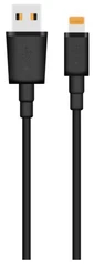 Купить Кабель Krutoff Modern USB - Lightning, 1 м, 2 А, черный / Народный дискаунтер ЦЕНАЛОМ