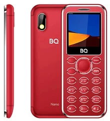 Купить Сотовый телефон BQ 1411 Nano Красный / Народный дискаунтер ЦЕНАЛОМ