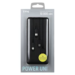 Купить Внешний аккумулятор TFN PowerUni 10, 10000 мАч, черный / Народный дискаунтер ЦЕНАЛОМ