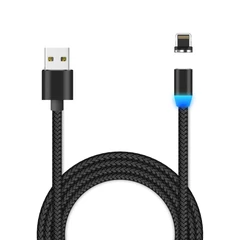 Купить Кабель JET.A USB-A 2.0 - Lightning, 1 м, черный (JA-DC46) / Народный дискаунтер ЦЕНАЛОМ