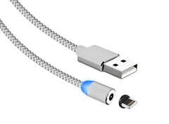 Купить Кабель JET.A USB-A 2.0 - Lightning, 1 м, белый (JA-DC46) / Народный дискаунтер ЦЕНАЛОМ
