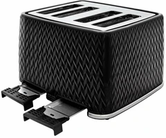 Купить Тостер BQ T1006 Crystal, черный / Народный дискаунтер ЦЕНАЛОМ