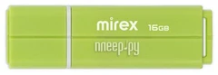 Купить USB-накопитель Mirex Line 16 ГБ, USB 2.0, зеленый / Народный дискаунтер ЦЕНАЛОМ