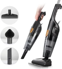 Купить Вертикальный пылесос Deerma DX115C, черный / Народный дискаунтер ЦЕНАЛОМ