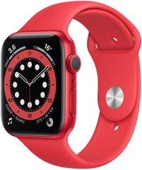 Купить Смарт-часы Apple Watch Series 6 44mm Red (PI) / Народный дискаунтер ЦЕНАЛОМ