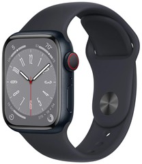 Купить Смарт-часы Apple Watch Series 8 41mm Midnight (PI) / Народный дискаунтер ЦЕНАЛОМ