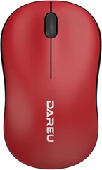 Купить Мышь беспроводная Dareu LM106G, красный/черный / Народный дискаунтер ЦЕНАЛОМ