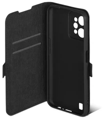 Купить Чехол-книжка DF rmFlip-31 для Realme C31, черный / Народный дискаунтер ЦЕНАЛОМ