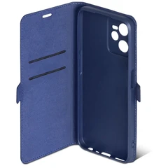 Купить Чехол-книжка DF rmFlip-32 для Realme C35, синий / Народный дискаунтер ЦЕНАЛОМ