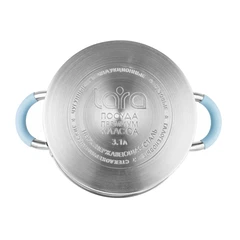Купить Кастрюля LARA Sky Blue LR02-443, 4.4 л / Народный дискаунтер ЦЕНАЛОМ