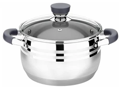 Купить Кастрюля LARA Mercury LR02-474, 6.5 л / Народный дискаунтер ЦЕНАЛОМ