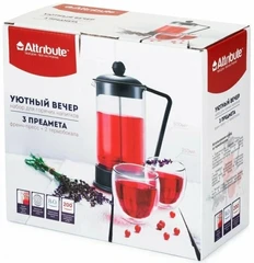 Купить Набор для горячих напитков Attribute Уютный вечер, 3 предмета / Народный дискаунтер ЦЕНАЛОМ