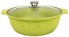Купить Кастрюля-жаровня Kukmara Trendy Style Lime, 4 л / Народный дискаунтер ЦЕНАЛОМ