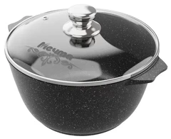 Купить Кастрюля Мечта Гранит Black, 5 л / Народный дискаунтер ЦЕНАЛОМ