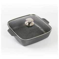 Купить Жаровня Мечта Гранит, 24х24 см / Народный дискаунтер ЦЕНАЛОМ