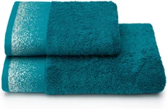 Купить Полотенце Cleanelly Via Lattea лагуна 70х130 см, махра / Народный дискаунтер ЦЕНАЛОМ