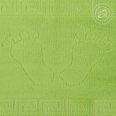 Купить Коврик для ног АРТПОСТЕЛЬ Ножки зеленый 50х70 см, махра / Народный дискаунтер ЦЕНАЛОМ