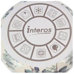 Купить Кастрюля Interos Белая Роза, 5.1 л / Народный дискаунтер ЦЕНАЛОМ