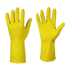 Купить Перчатки резиновые VETTA желтые размер XL / Народный дискаунтер ЦЕНАЛОМ