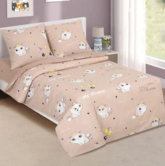 Купить Комплект постельного белья АРТПОСТЕЛЬ Моя принцесса, 1.5 спальный, поплин, наволочки 70х70 см / Народный дискаунтер ЦЕНАЛОМ