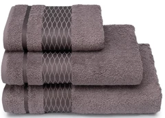 Купить Полотенце Донецкая мануфактура REPTILE серо-коричневый 50х90 см, махра / Народный дискаунтер ЦЕНАЛОМ