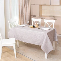 Купить Скатерть АРТПОСТЕЛЬ Лён капучино 150х150 см, рогожка / Народный дискаунтер ЦЕНАЛОМ