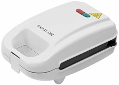 Купить Вафельница GALAXY GL 2971, белый / Народный дискаунтер ЦЕНАЛОМ