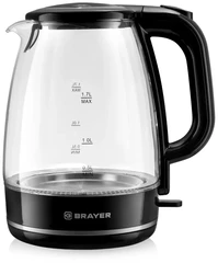 Купить Чайник BRAYER BR1030, черный / Народный дискаунтер ЦЕНАЛОМ