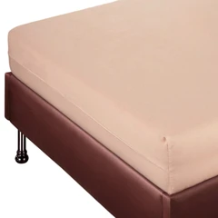 Купить Простыня на резинке АРТПОСТЕЛЬ De Luxe Радуга Персик 90х200х20 см, поплин / Народный дискаунтер ЦЕНАЛОМ