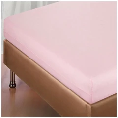 Купить Простыня на резинке АРТПОСТЕЛЬ De Luxe Радуга Роза 90х200х20 см, поплин / Народный дискаунтер ЦЕНАЛОМ