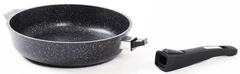 Купить Сковорода Мечта Гранит Star Induction Pro, 28 см, со съемной ручкой / Народный дискаунтер ЦЕНАЛОМ