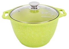 Купить Кастрюля Kukmara Trendy Style Lime, 4 л / Народный дискаунтер ЦЕНАЛОМ