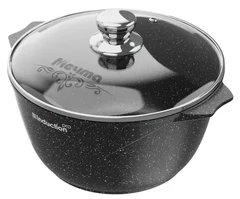 Купить Кастрюля Мечта Гранит Black Induction Pro, 5 л / Народный дискаунтер ЦЕНАЛОМ