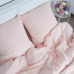 Купить Комплект наволочек Миланика Палитра Персик 70х70 см - 2 шт, поплин / Народный дискаунтер ЦЕНАЛОМ